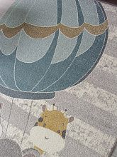 Пушистый ковер IZUMRUD F263 LIGHT GRAY