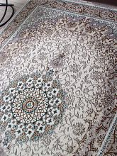 Овальный ковер HALIF F605 GREEN-BLUE