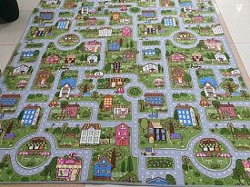 Детский ковер с дорогами-палас LITTLE TOWN-A