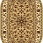 Ковер  STANDARD Samir beige ОВАЛ 