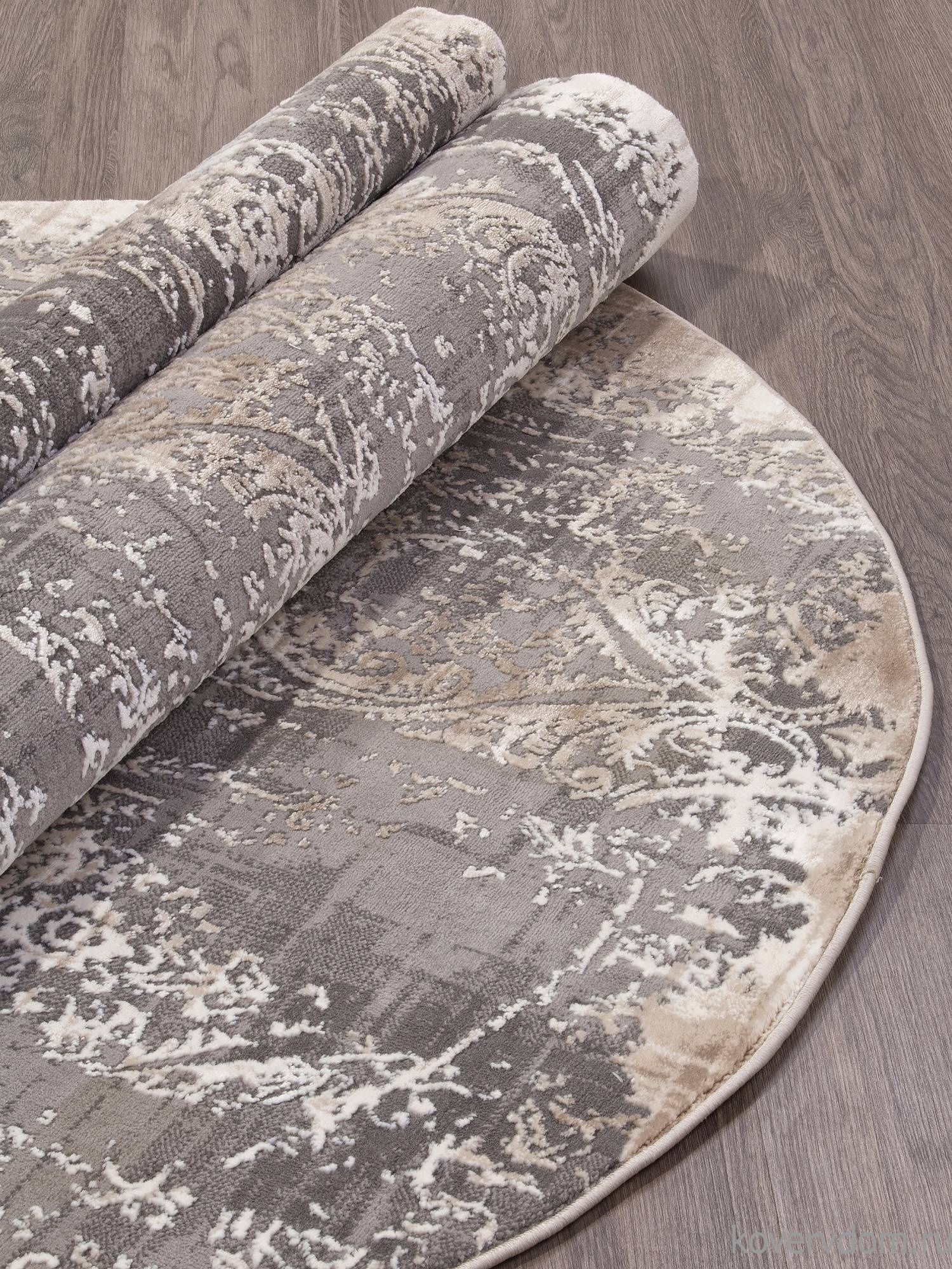 Ковер ARMINA 04078C GREY / BROWN Овал