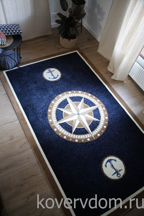 Ковер Морской темно-синий  Ковер Морской темно-синий
