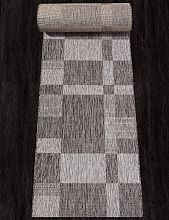 Ковровая дорожка циновка VEGAS S005 DARK GRAY/Темно-коричневая