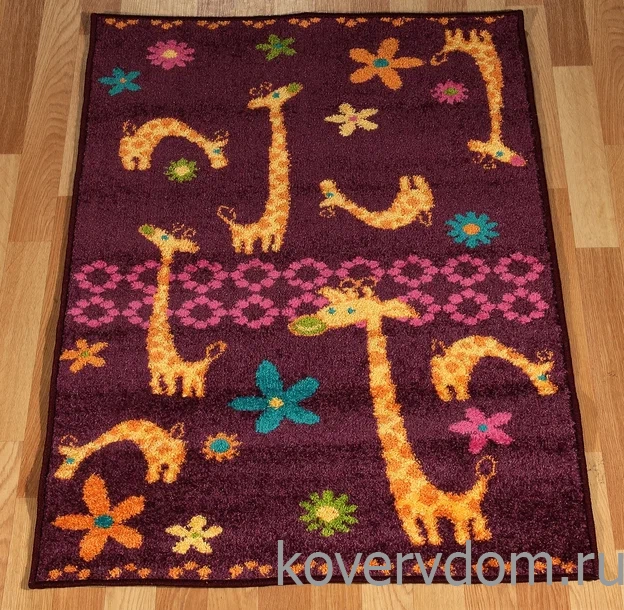 Ковер детский FUNKY Giraffe a violet