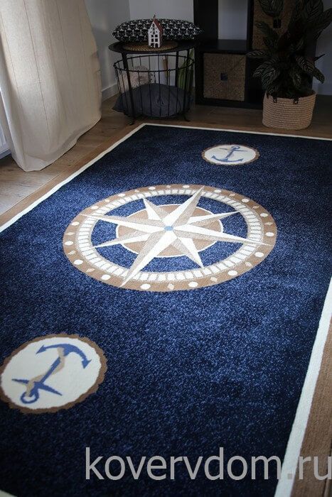 Ковер Морской темно-синий  Ковер Морской темно-синий