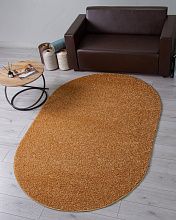 Однотонный ковер бежевый LANA-A T600 BEIGE 7 Овал