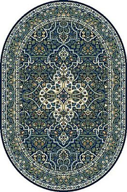 Ковер STANDARD Laurus navy blue ОВАЛ
