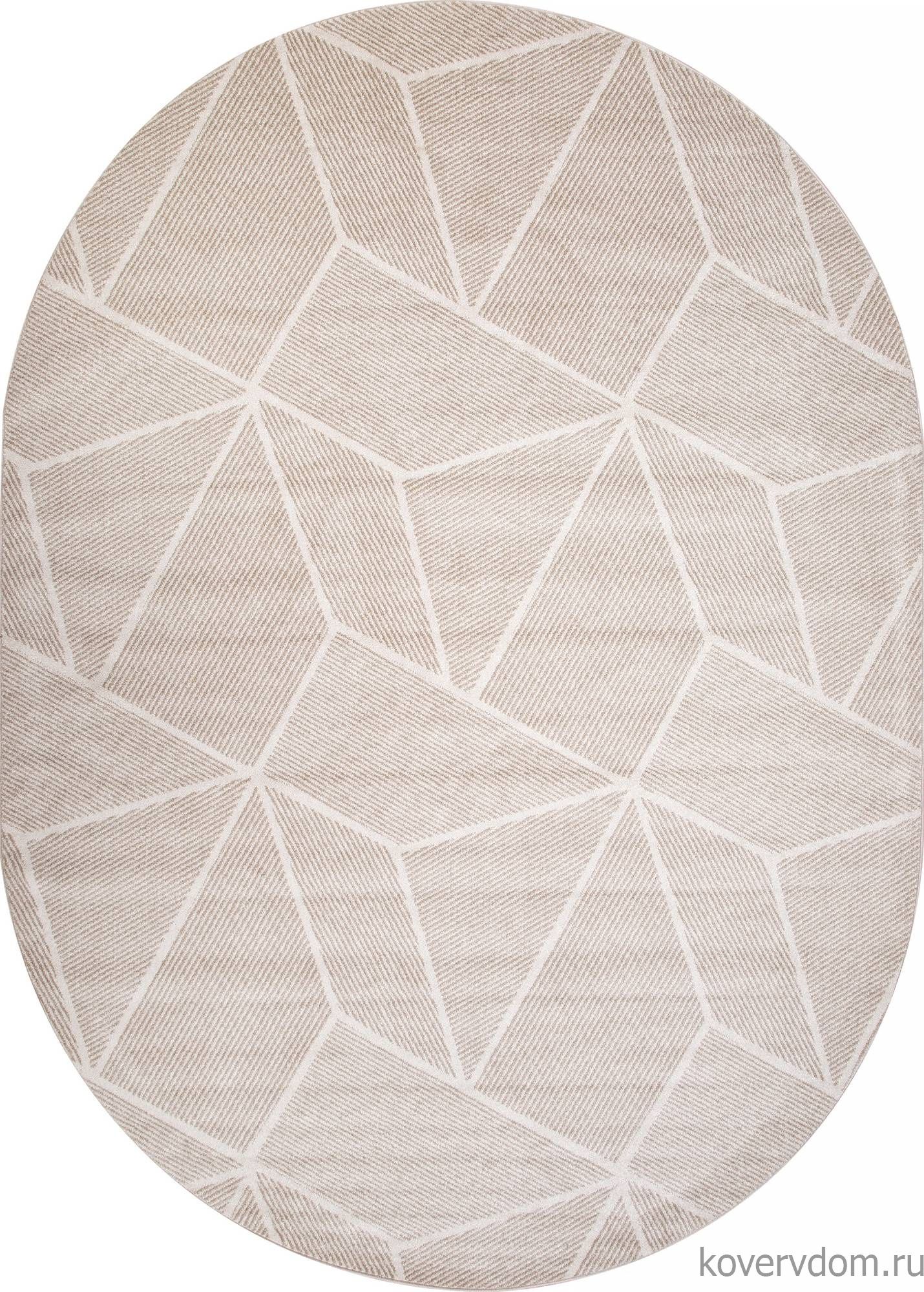 Ковер TORNADO F057 BEIGE Овал Ковер TORNADO F057 BEIGE Овал