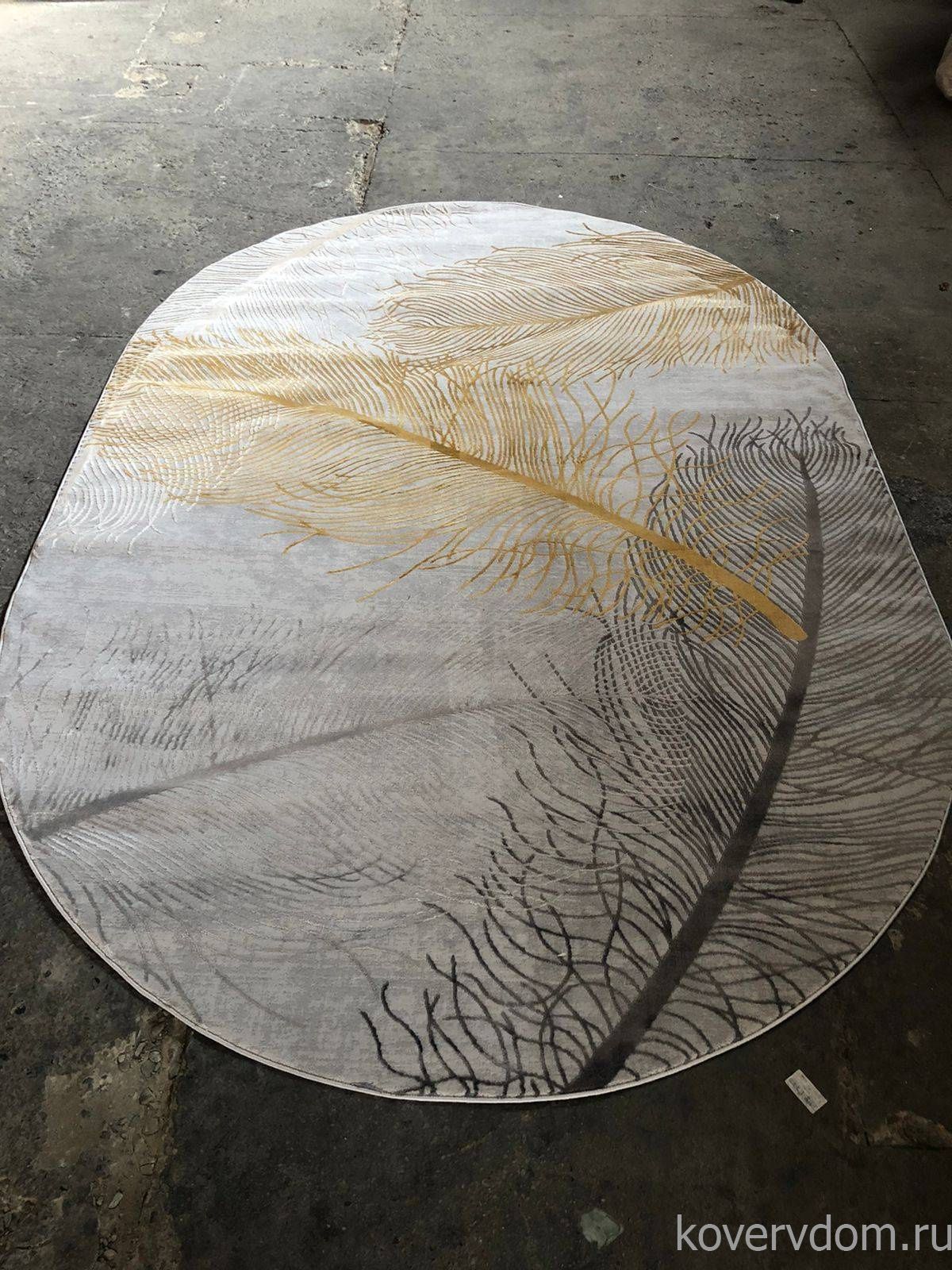 Ковер TOKIO 17982A CREAM / GREY Овал Ковер TOKIO 17982A CREAM / GREY Овал