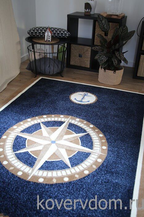 Ковер Морской темно-синий  Ковер Морской темно-синий