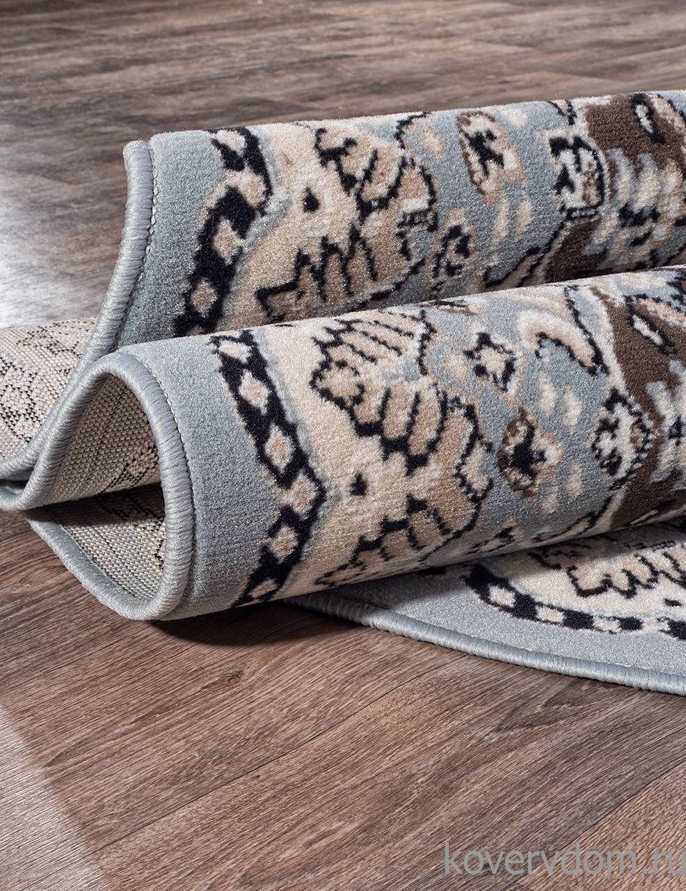 Ковер SIERRA D504 BLUE-BROWN Овал Ковер SIERRA D504 BLUE-BROWN Овал