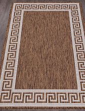 Ковер циновка VEGAS S002 BROWN-CREAM