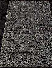 Овальный ковер-циновка KAIR-A S136 BLACK-GRAY