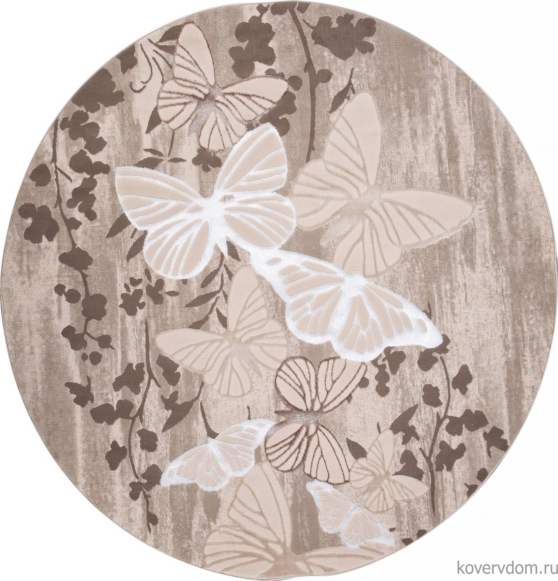 Ковер TEMPO 0156LA POLY IVORY / POLY IVORY Круг