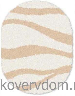 Ковер шегги RELAX f169-cream овал