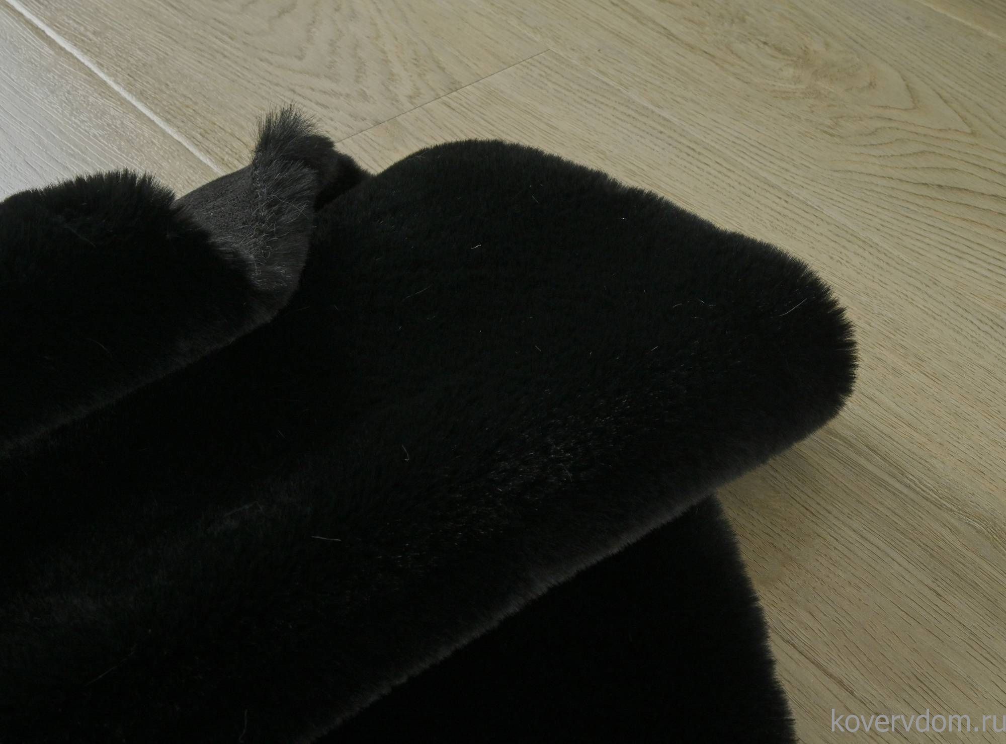 Ковер RABBIT PREMIUM MS1000 BLACK Круг