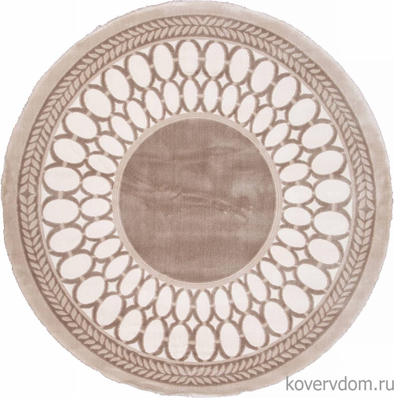 Ковер SAFIR 00842A BROWN / BROWN Круг