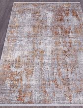 Пушистый овальный ковер SEATTLE 03878A ACIK GRI / ACIK TERRA