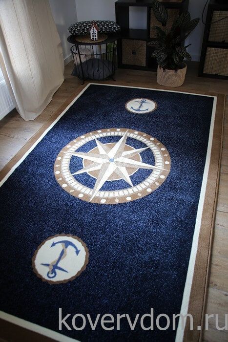 Ковер Морской темно-синий  Ковер Морской темно-синий