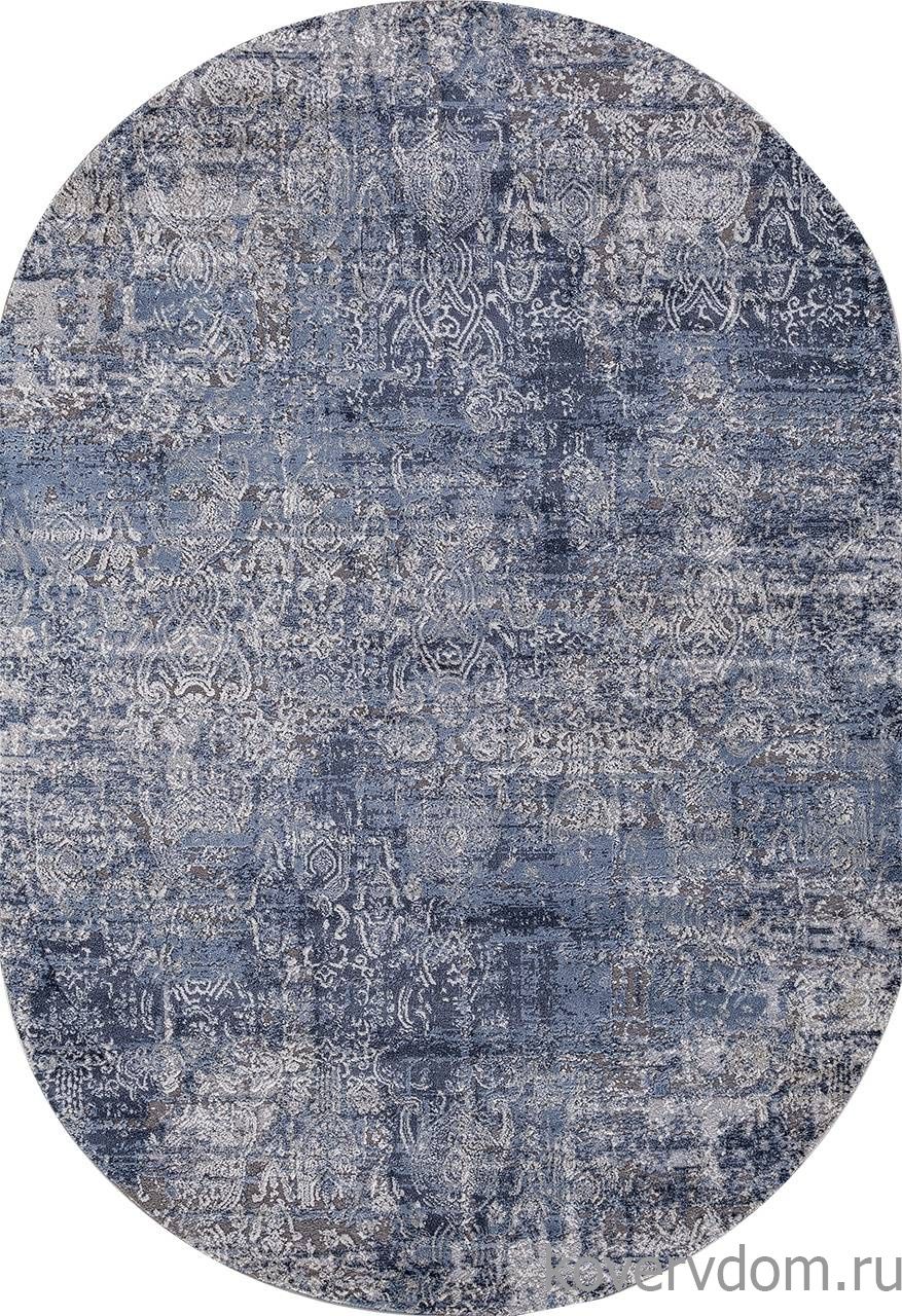 Ковер OPERA 0672A BLUE / GREY Овал