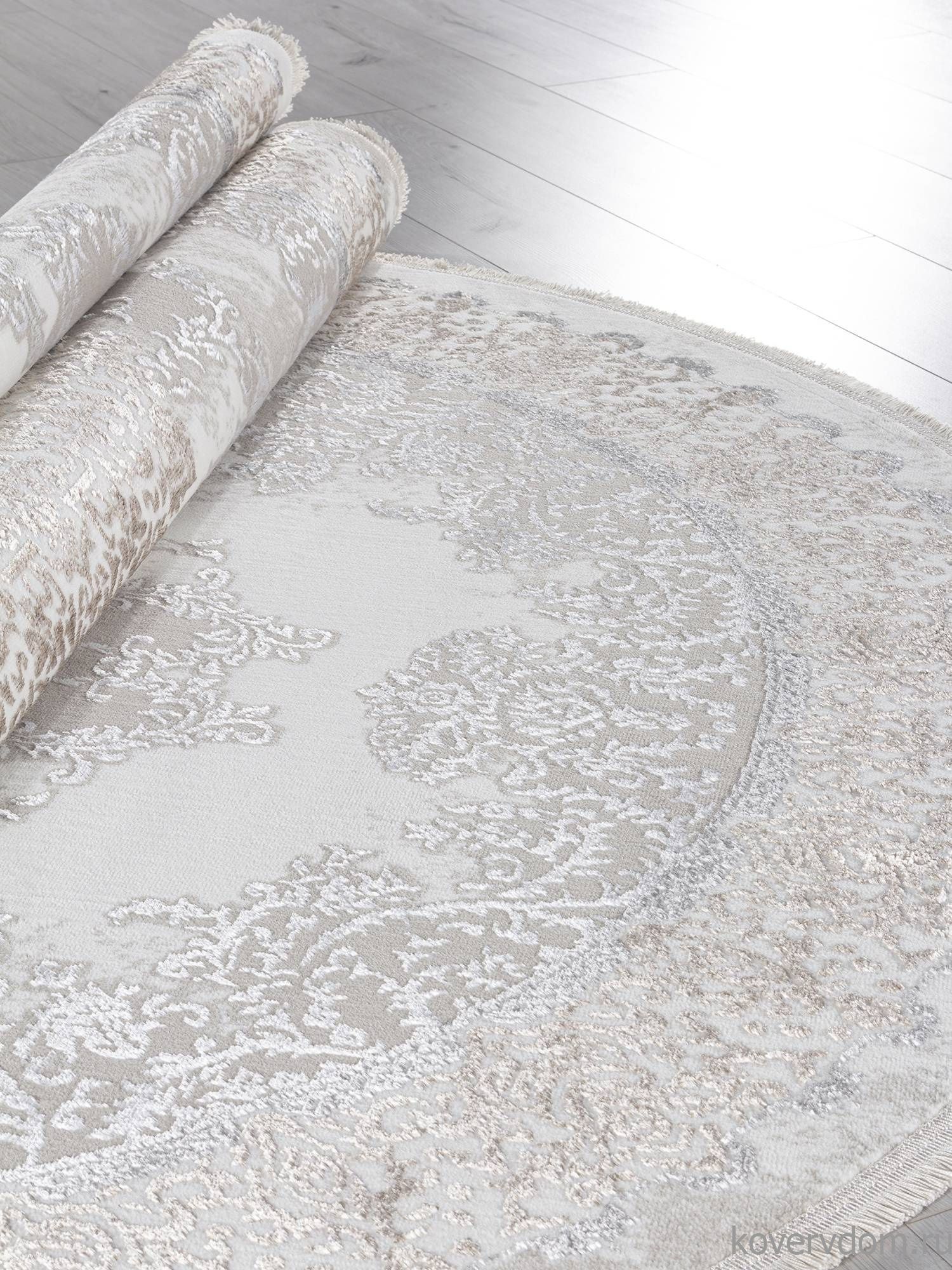 Ковер EFSAN L270A CREAM SHRINK / VIZON FDY Овал