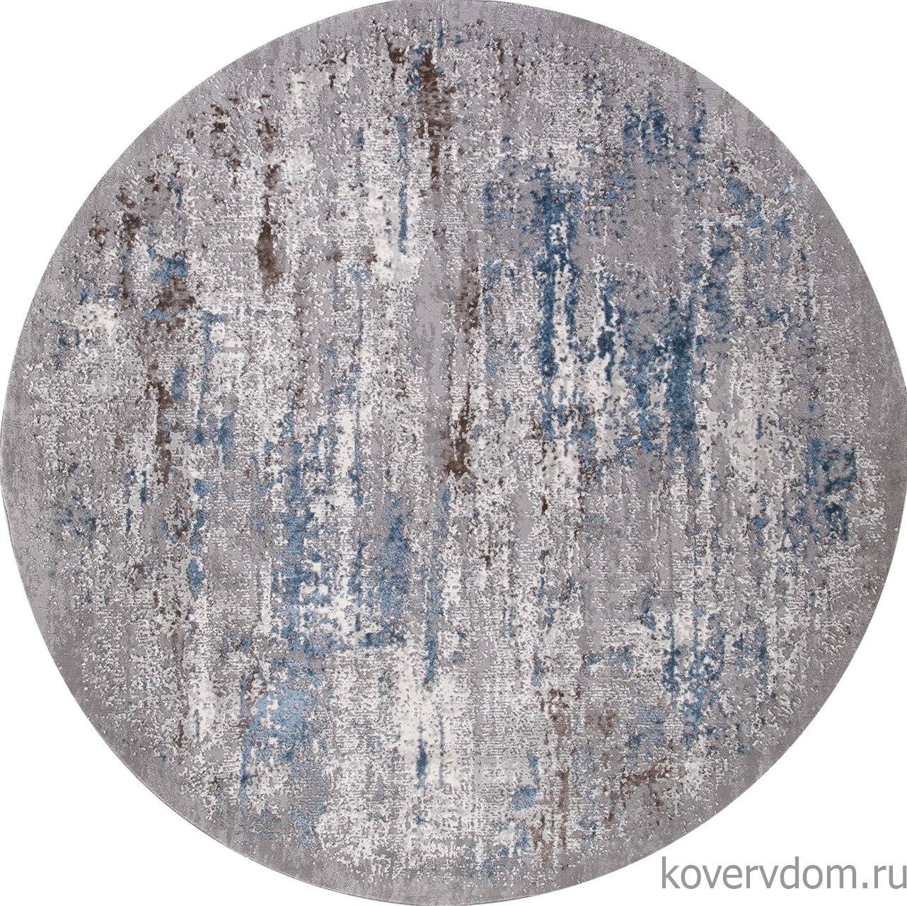 Ковер ARMINA 03856A BLUE / BLUE Круг Ковер ARMINA 03856A BLUE / BLUE Круг