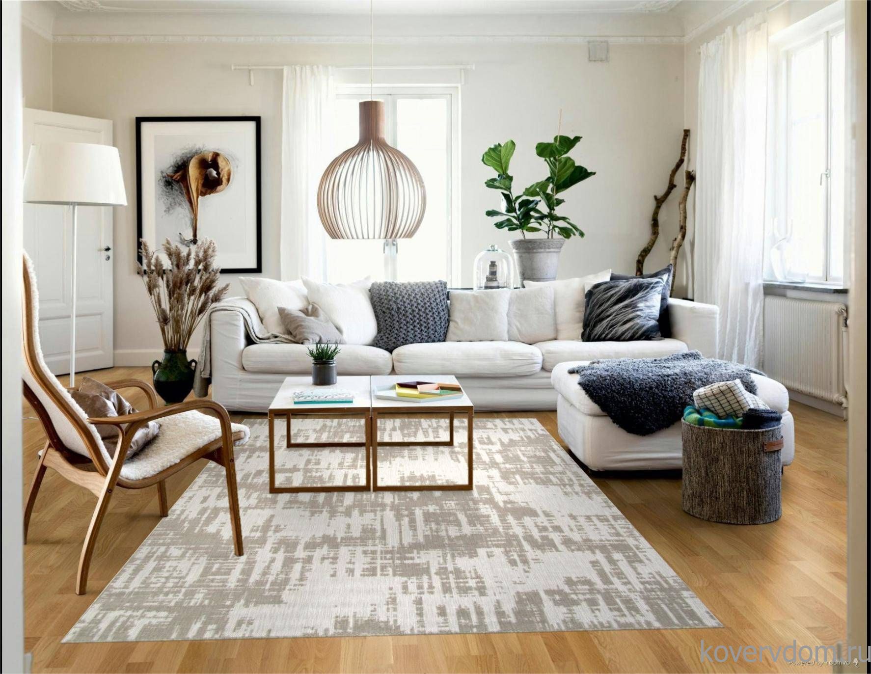 Ковер-циновка KAIR S144 BEIGE