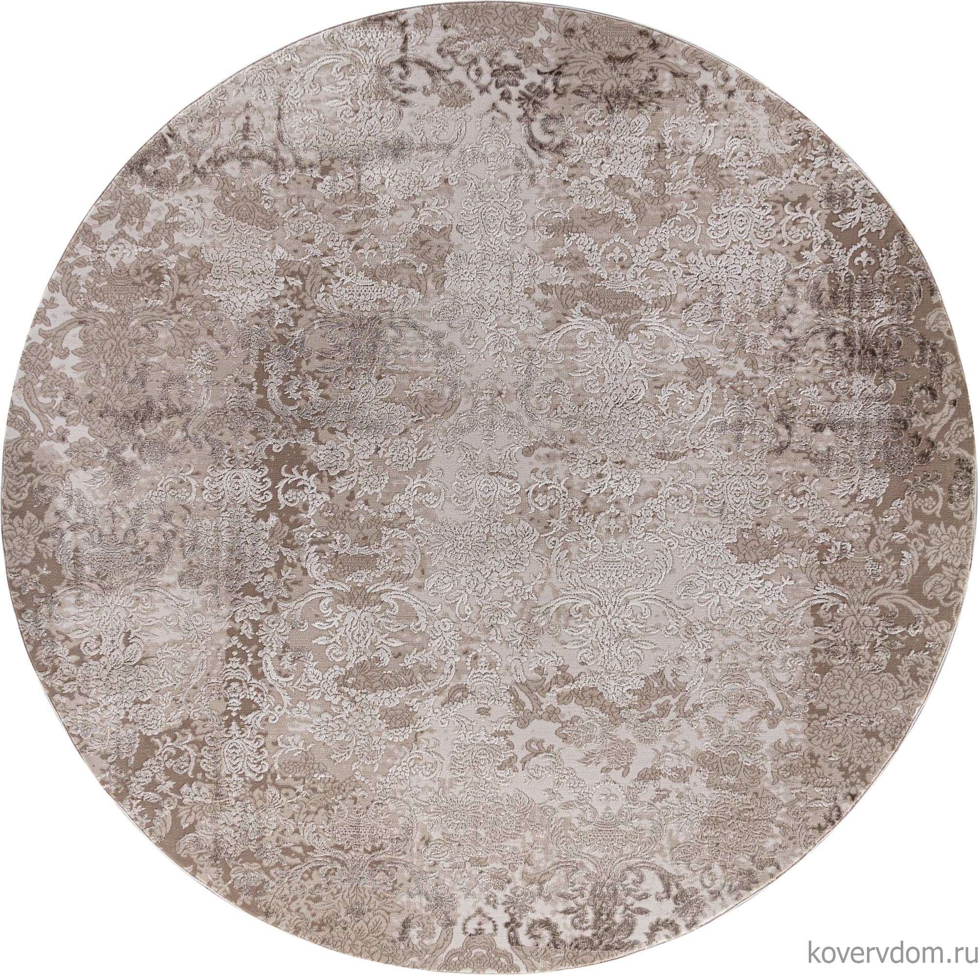 Ковер ARMINA 03708A BROWN / BROWN Круг