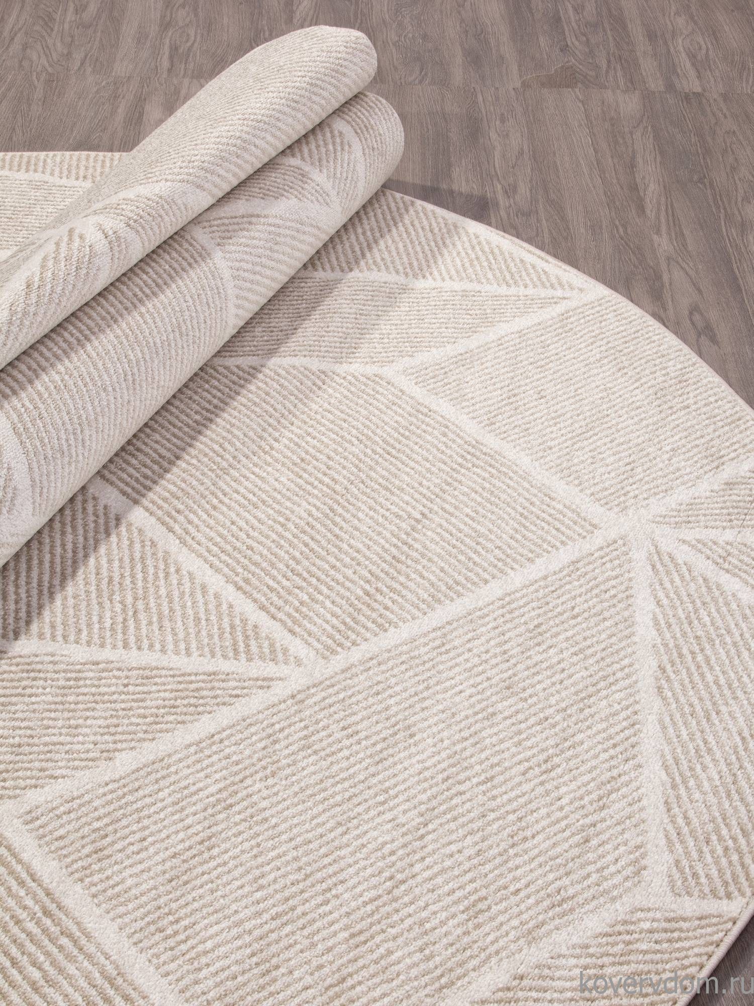 Ковер TORNADO F057 BEIGE Овал Ковер TORNADO F057 BEIGE Овал